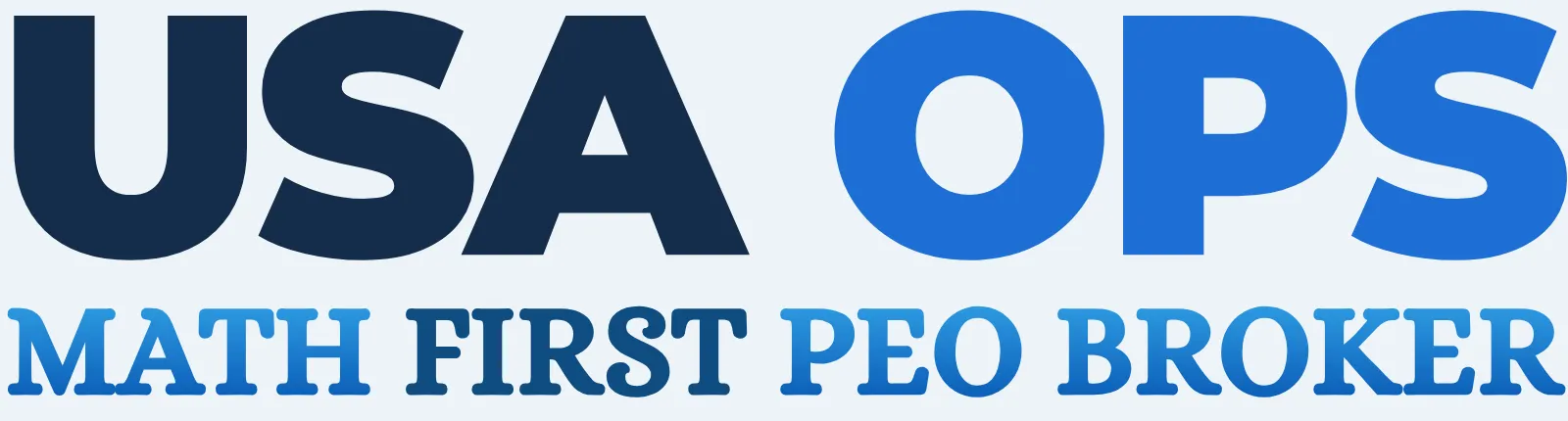 USA OPS — Math First PEO Broker